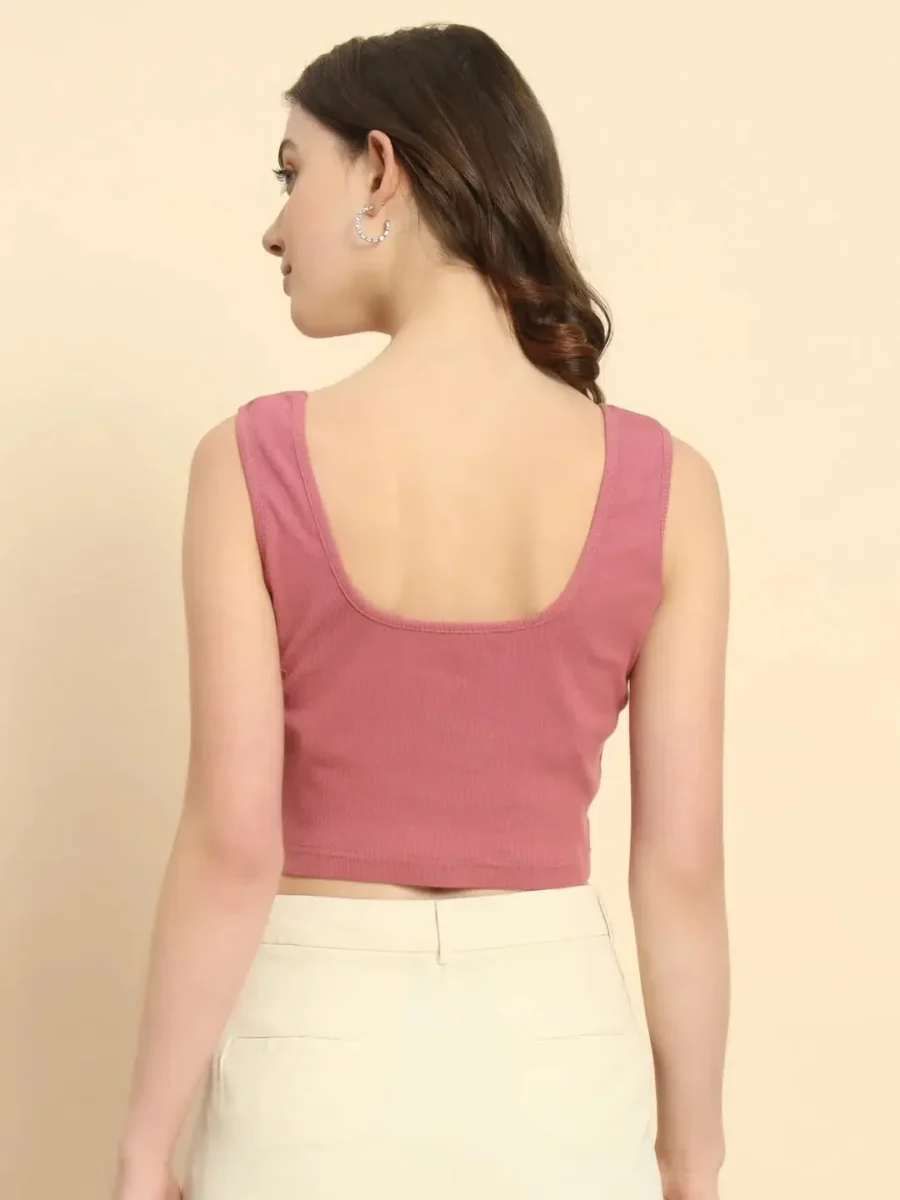 Pink Lilly Crop Top - Image 2